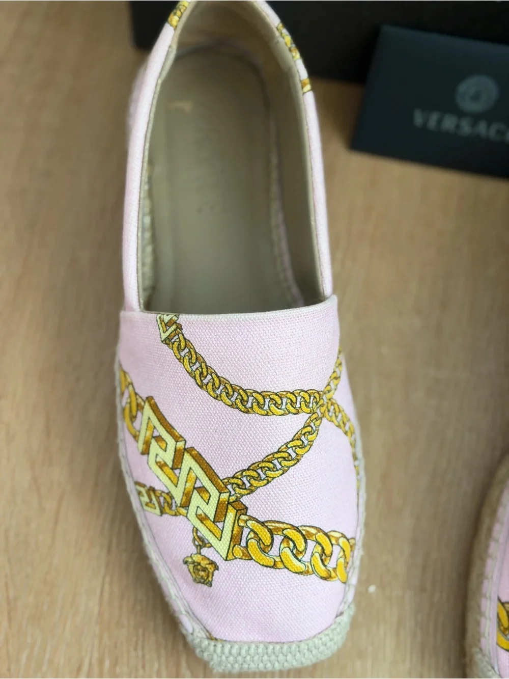 Versace espadrille slip